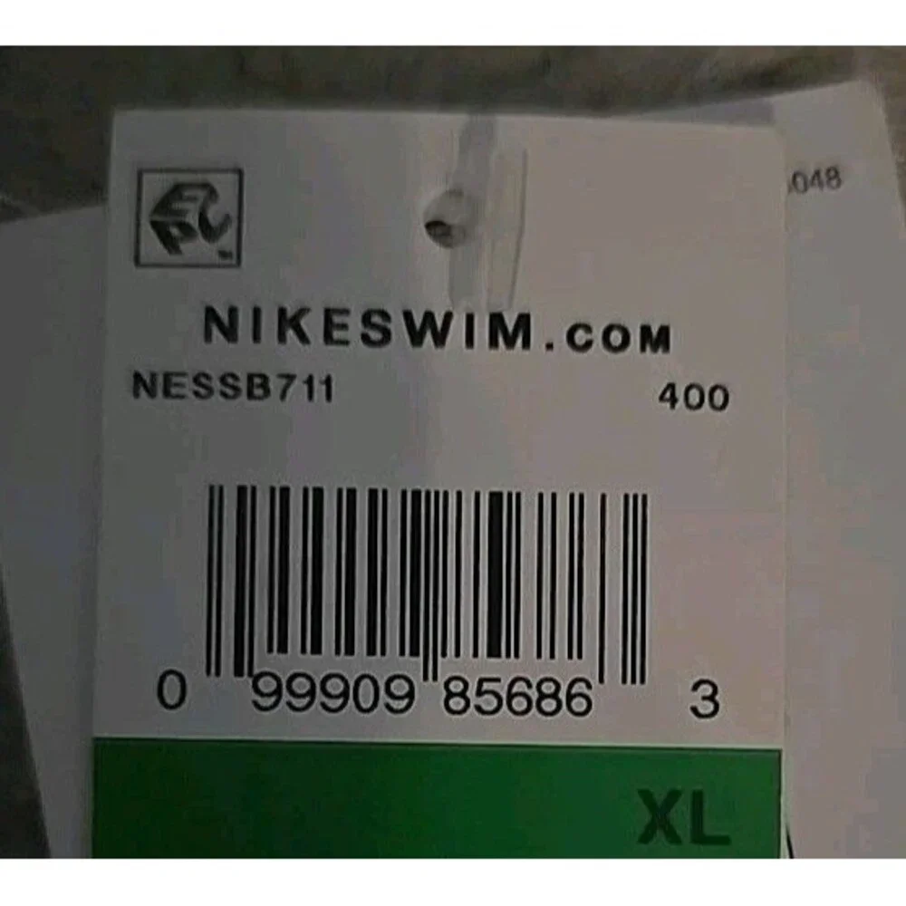 Nike Swim Girl's Solid Royal Racerback Swimsuit NESSB711 Size XL New